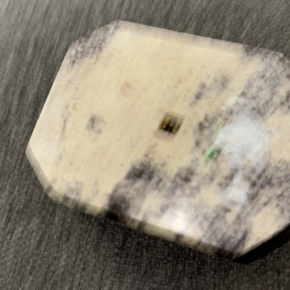 Vintage Soapstone Trinket Jewelry Box 1980s G7 - Picture 2 of 6